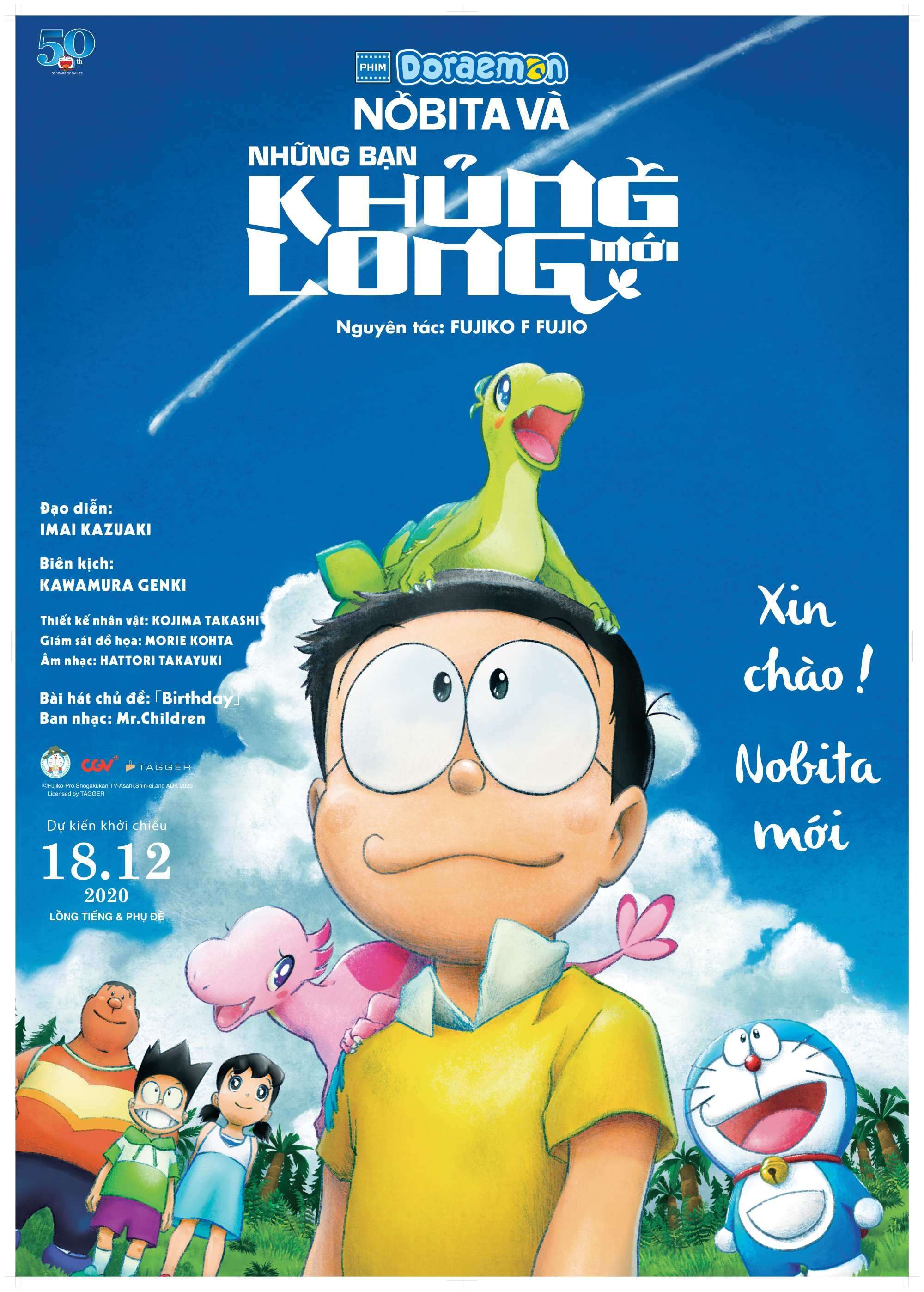 PHIM DORAEMON: NOBITA VÀ NHỮNG BẠN KHỦNG LONG MỚI