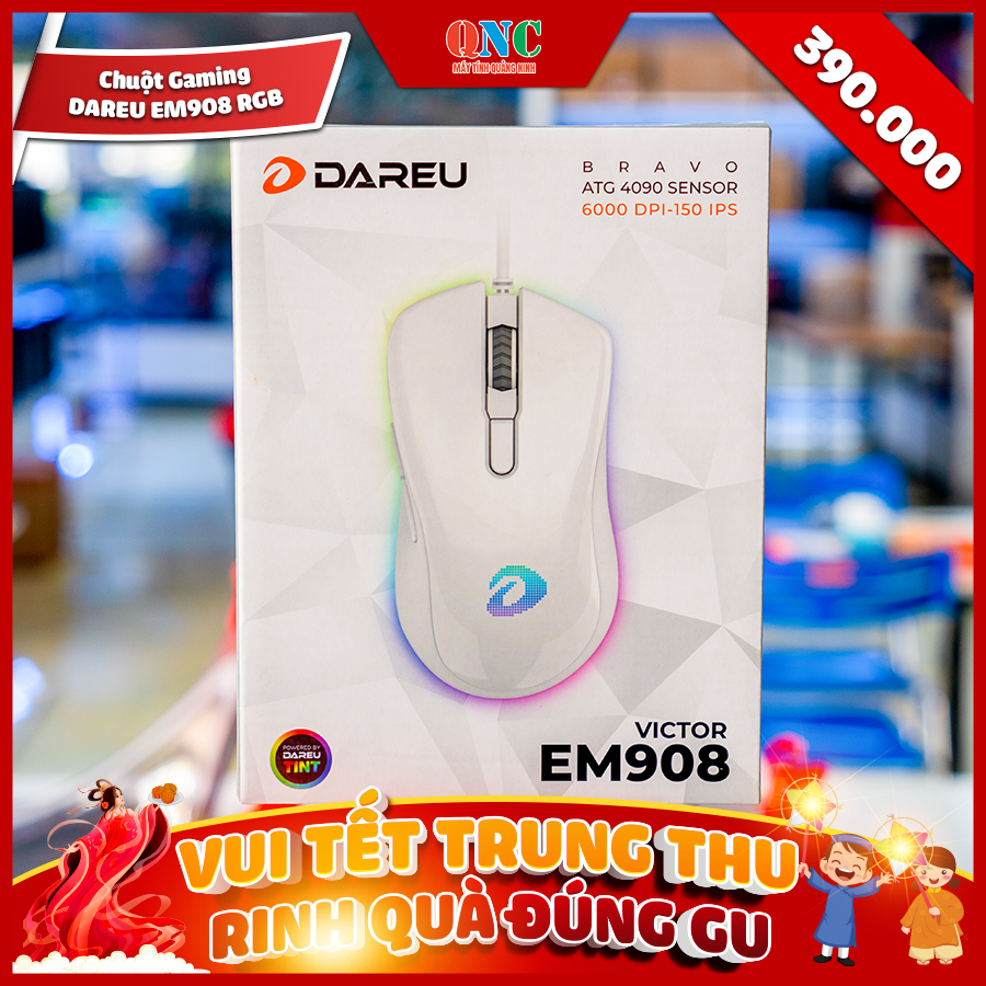 Chuột Gaming DAREU EM908 RGB