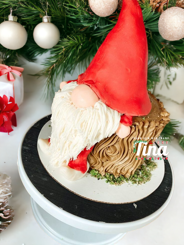 Bánh kem hình ông già Noel - Bánh Kem Noel Nha Trang - Bánh Giáng Sinh - Bánh cupcake Noel - Bánh Sinh Nhật Noel Nha Trang