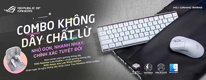 Combo Không Dây Chất Lừ - Nhỏ Gọn, Nhanh Nhạy, Chính Xác Tuyệt Đối