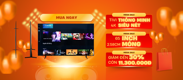 Smart Tivi Samsung 4K Crystal UHD 65 inch UA65BU8000