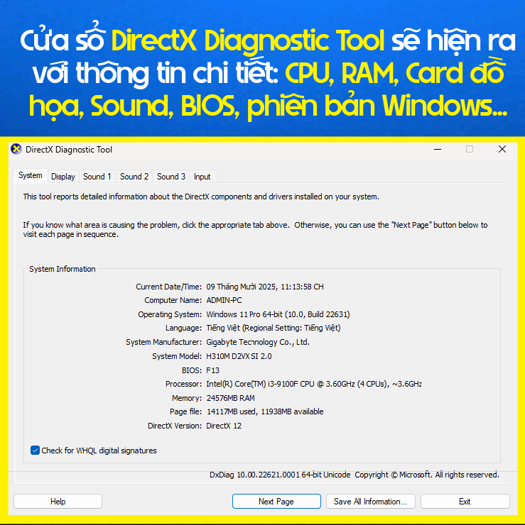 Xem Cấu H&igrave;nh M&aacute;y Kh&ocirc;ng Cần Phần Mềm &ndash; C&aacute;ch L&agrave;m Nhanh Gọn | M&aacute;y T&iacute;nh Quảng Ninh