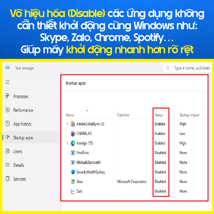 C&aacute;ch tăng tốc khởi động laptop nhanh v&agrave; đơn giản nhất | M&aacute;y T&iacute;nh Quảng Ninh